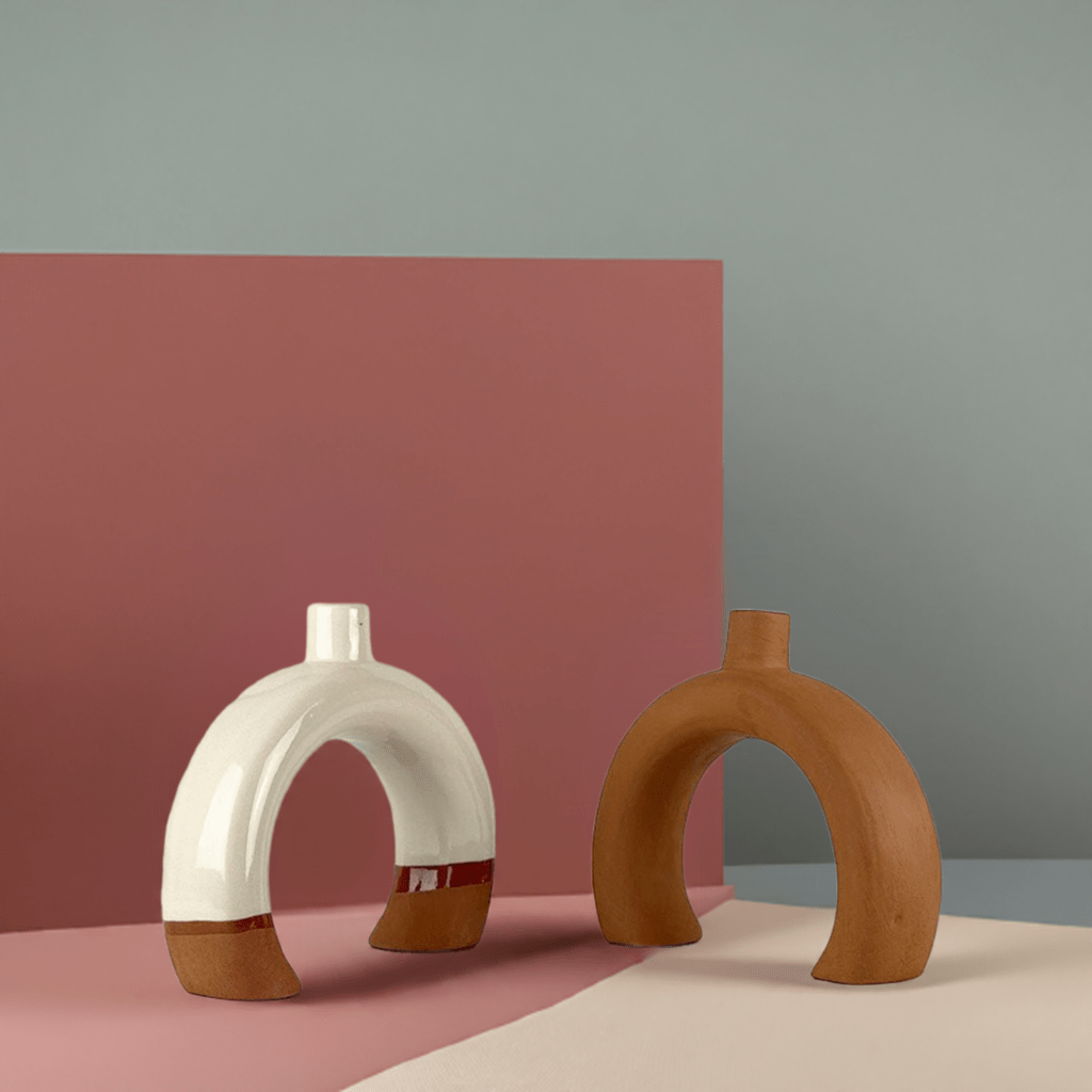 Vista dall'alto di un Candelabro Archi Mediterráneos che mostra l'alloggiamento per la candela.