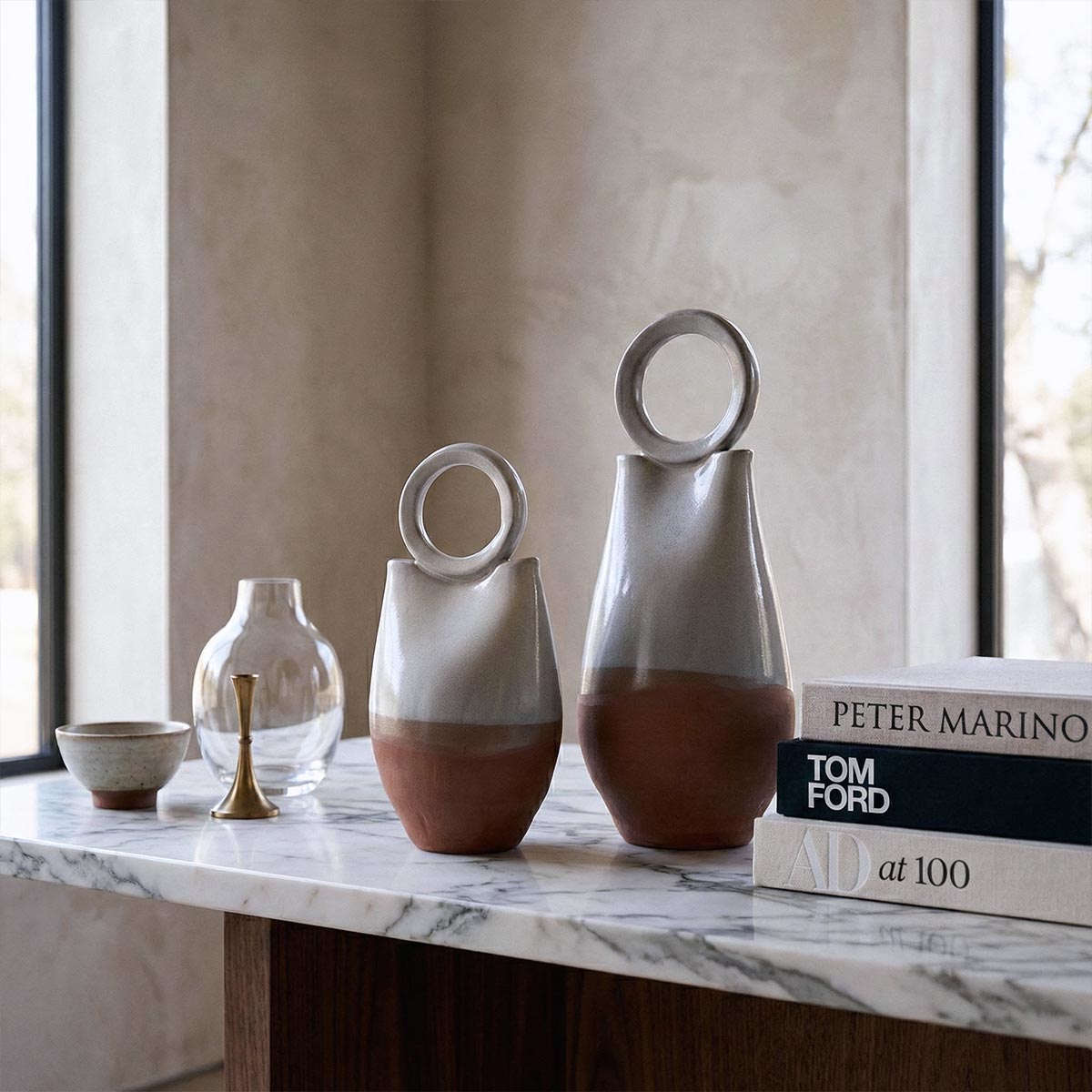 Coppia di Vasi in Ceramica Brisa del Mediterráneo - Vicode