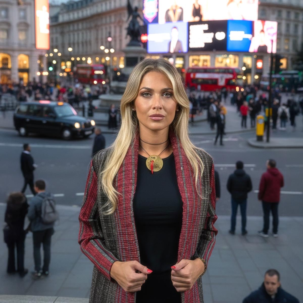 Dettaglio dei bordi a contrasto con pennellate materiche di rosso rubino e bordeaux.