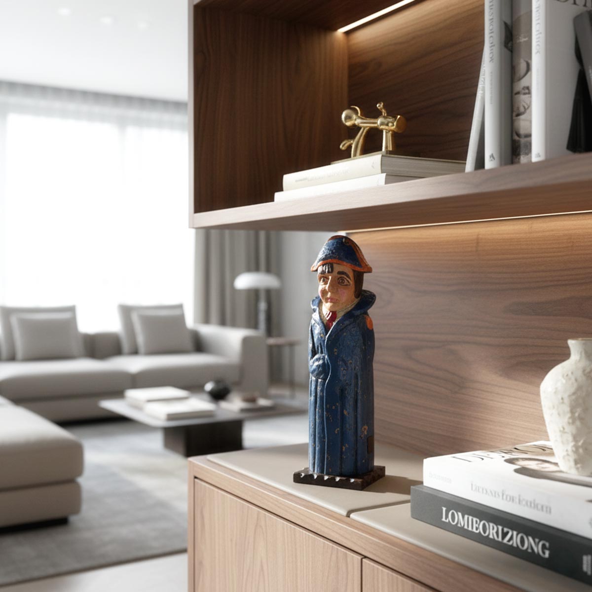 Il portabottiglie Napoleone che custodisce una bottiglia (bottiglia non inclusa).