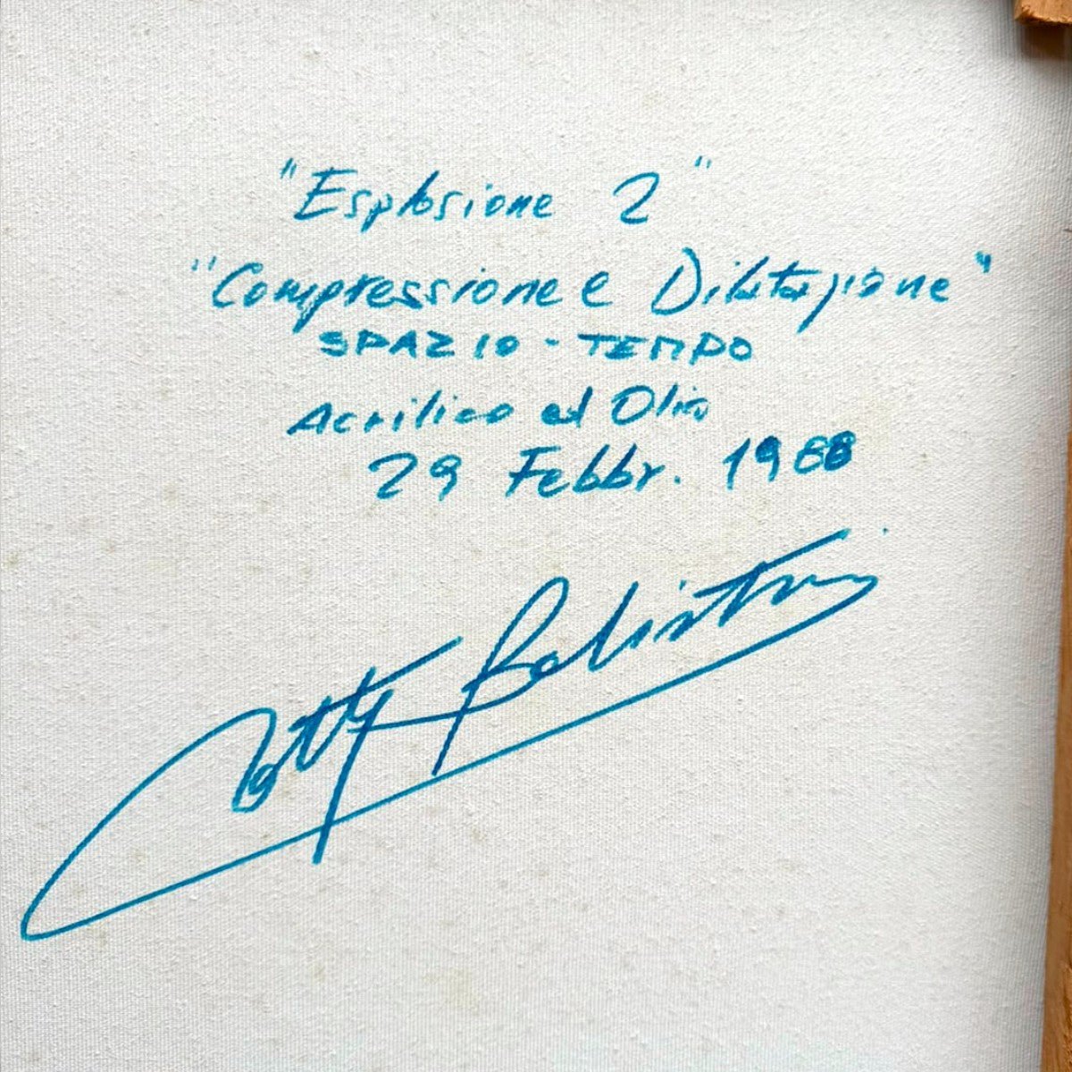 Opera d'arte Vicode originale, un grande formato per collezionisti di pittura astratta.