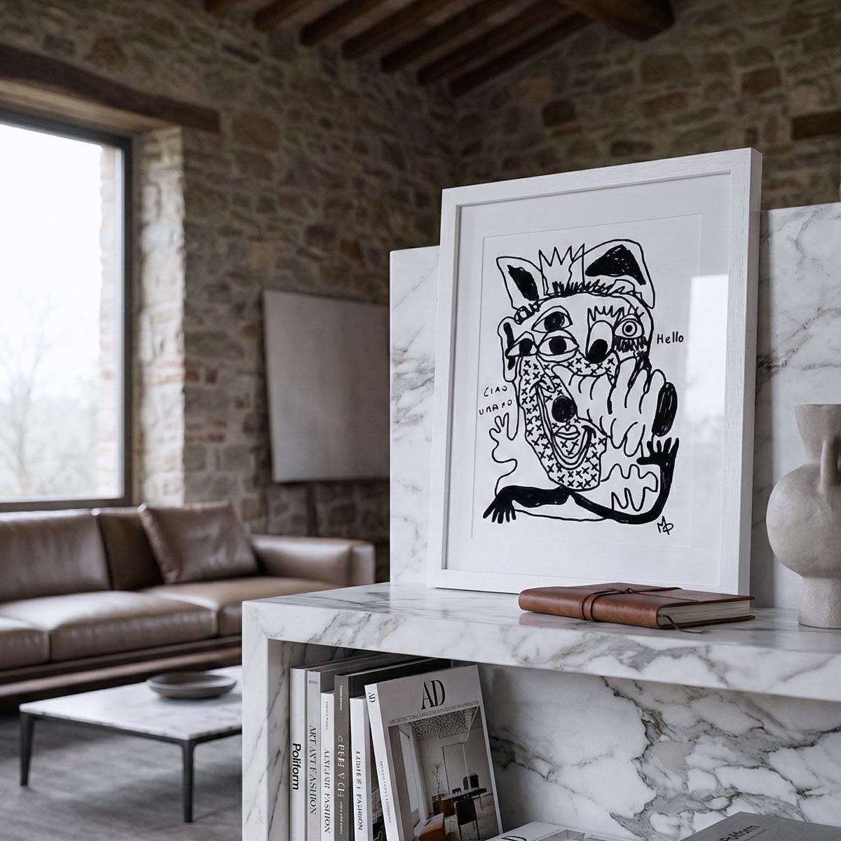 Quadro Hello - Vicode