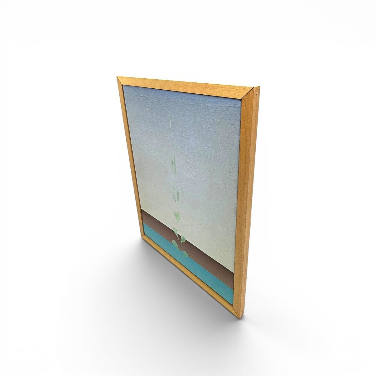 Quadro astratto e metafisico (54x40 cm) ideale per un arredamento zen e colto.