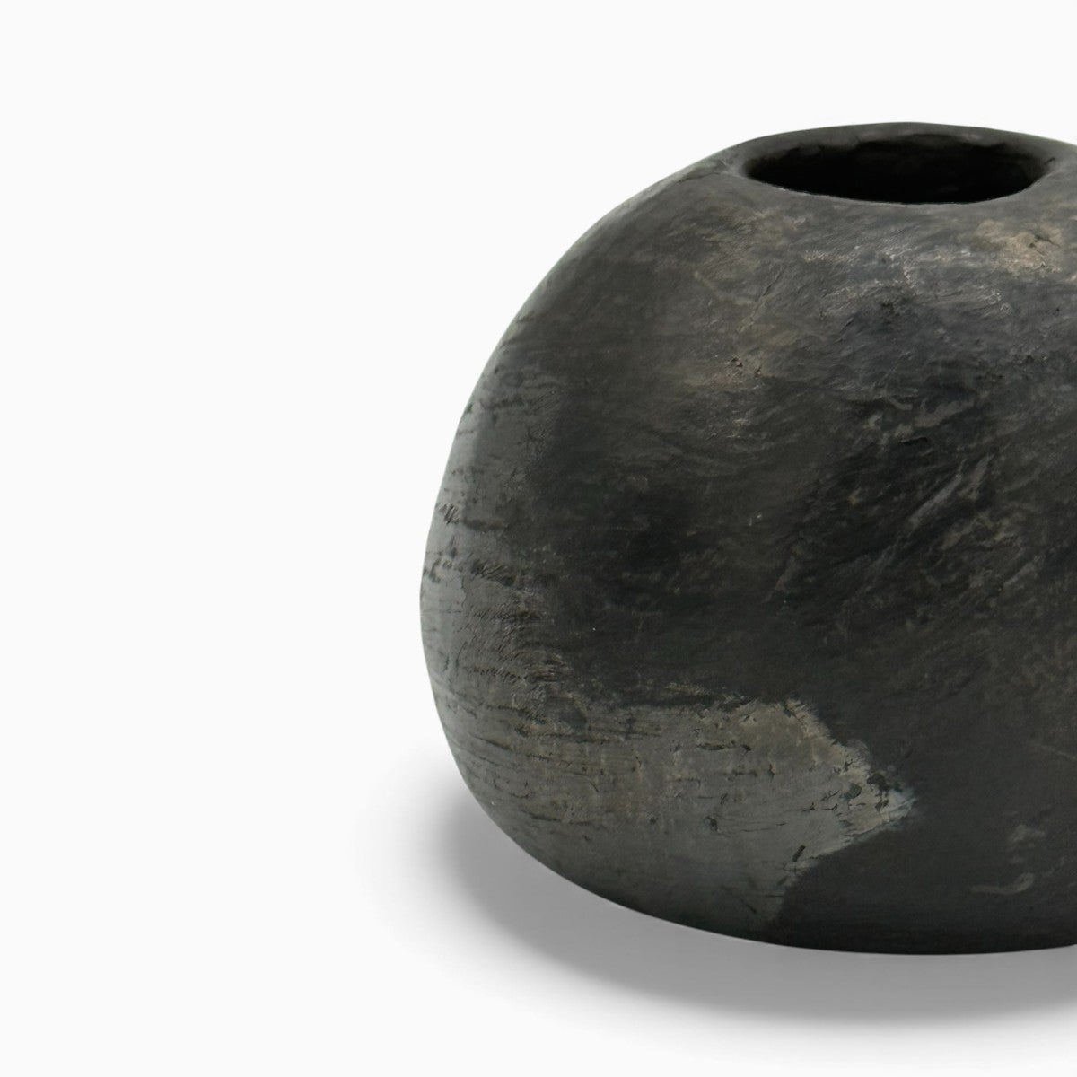 Profilo tondo perfetto della sfera ceramica piccola scultura da tavolo