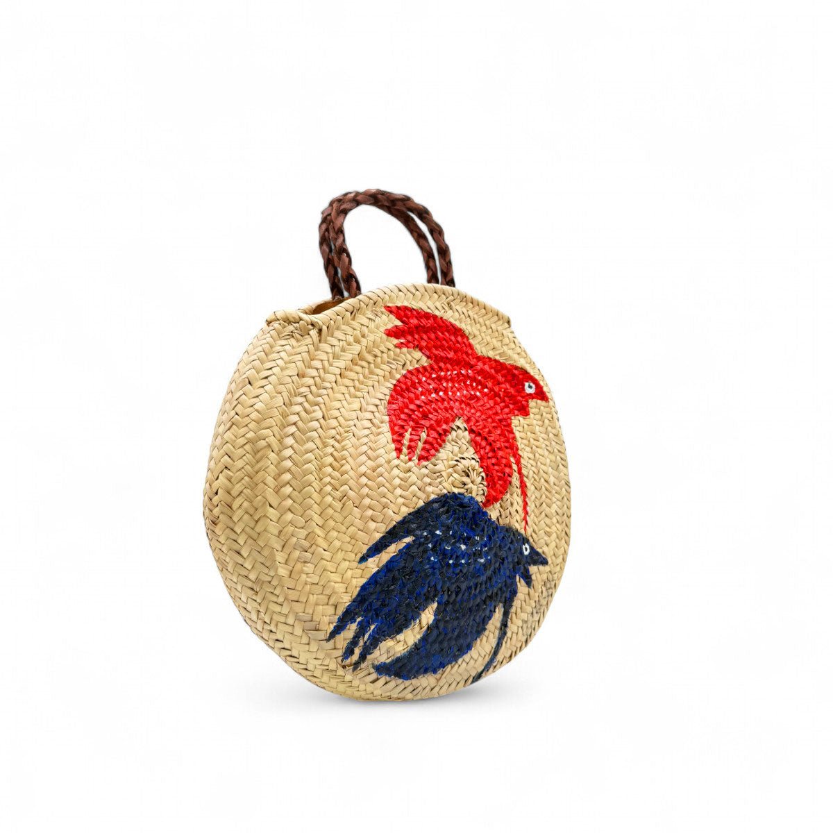 La borsa I Pesci Combattenti, opera d'arte unica, esposta come pezzo da collezione.