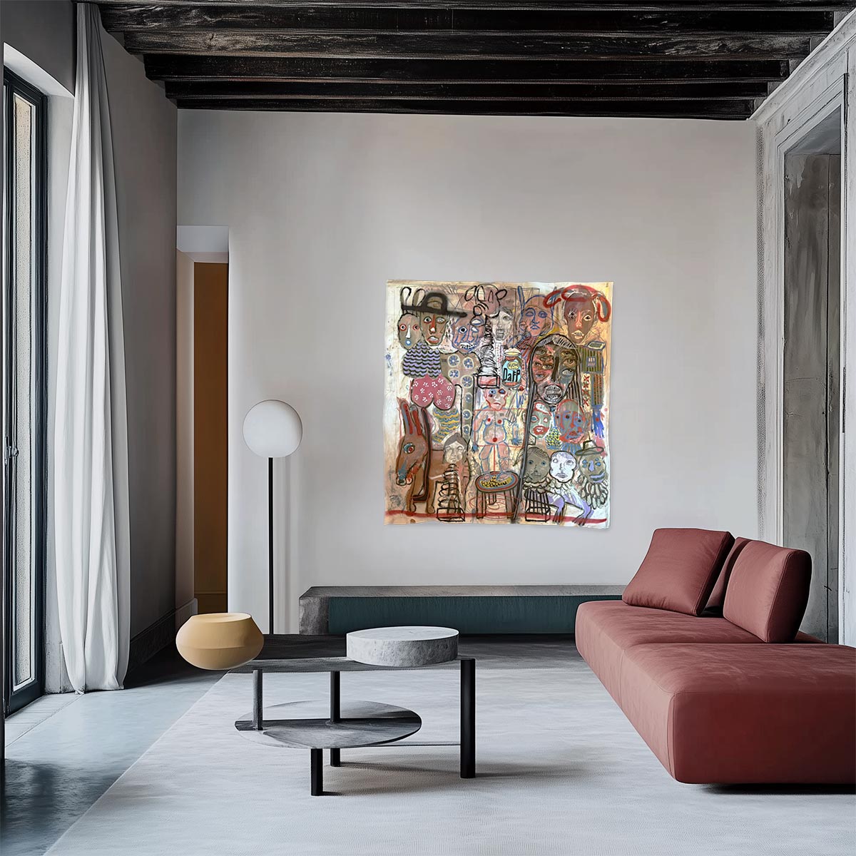 Primo piano del bambino-marionetta, figura centrale dell'Opera The Puppet Child.