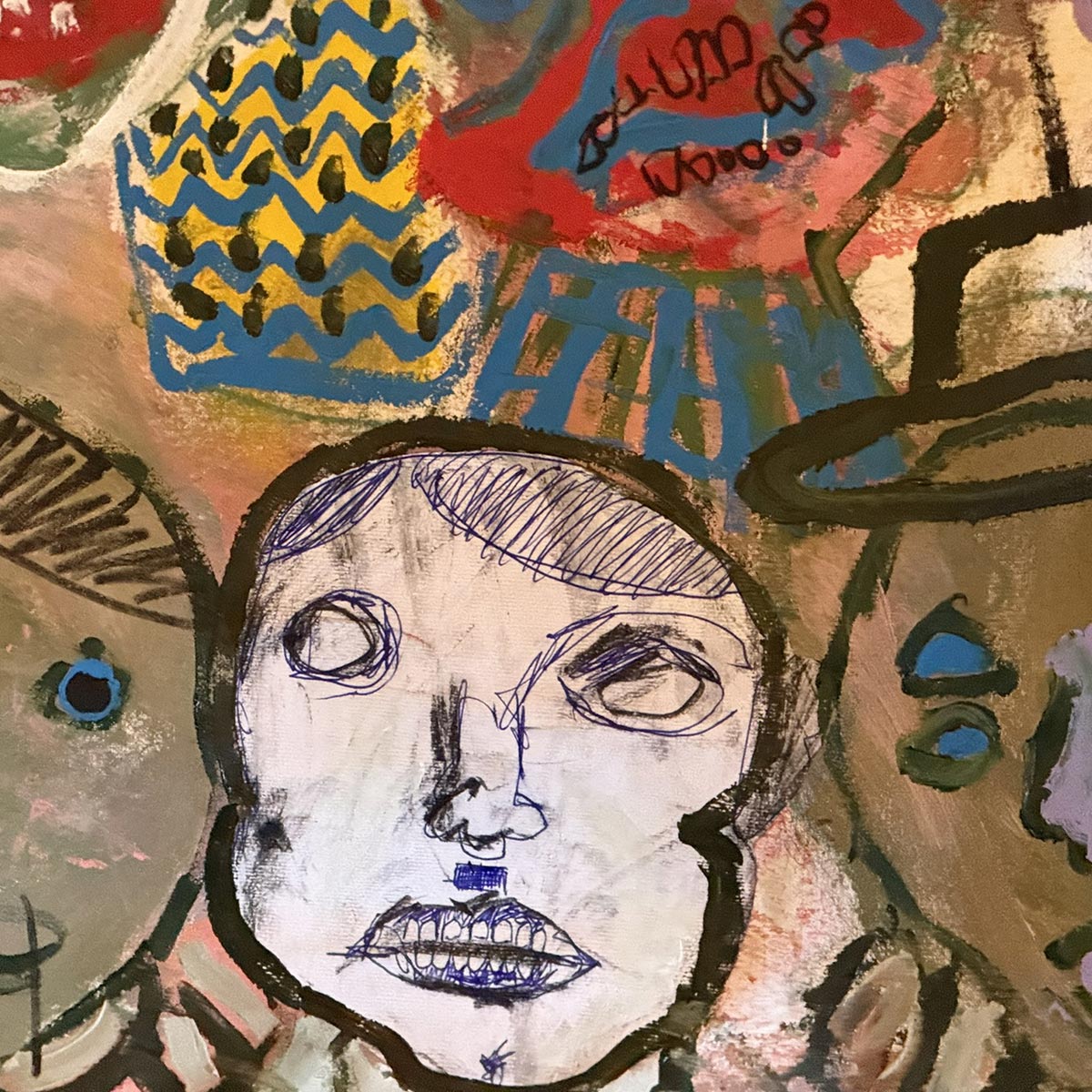 Particolare della lattina "Nuova DaFi", elemento satirico nell'opera di Precisi.