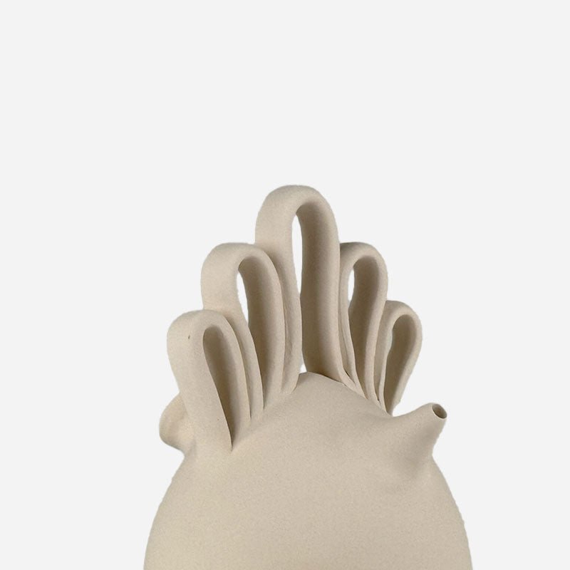 Vista posteriore del Botijo Flamenco Breeze, evidenziando la sua forma asimmetrica.