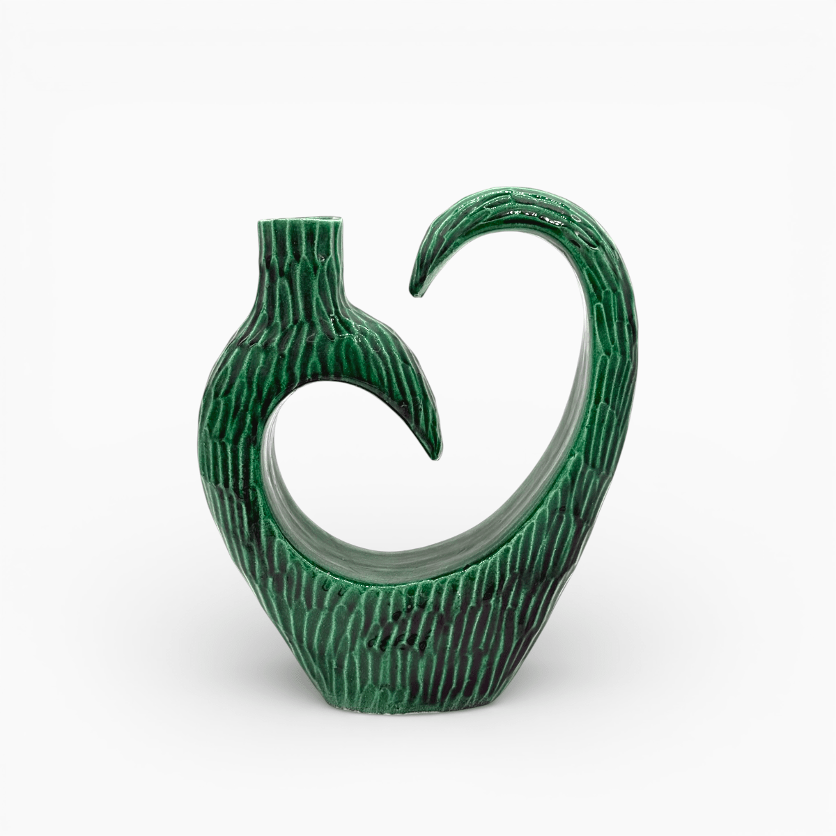 Ceramica artigianale stile marocchino contemporaneo verde