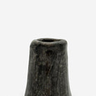 bottiglia ceramica di Habiba colore nero antracite: ceramica etnica tunisina esclusiva Vicode