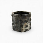 Vista superiore dell'apertura del vaso cilindrico decorativo nero | Malles x Vicode