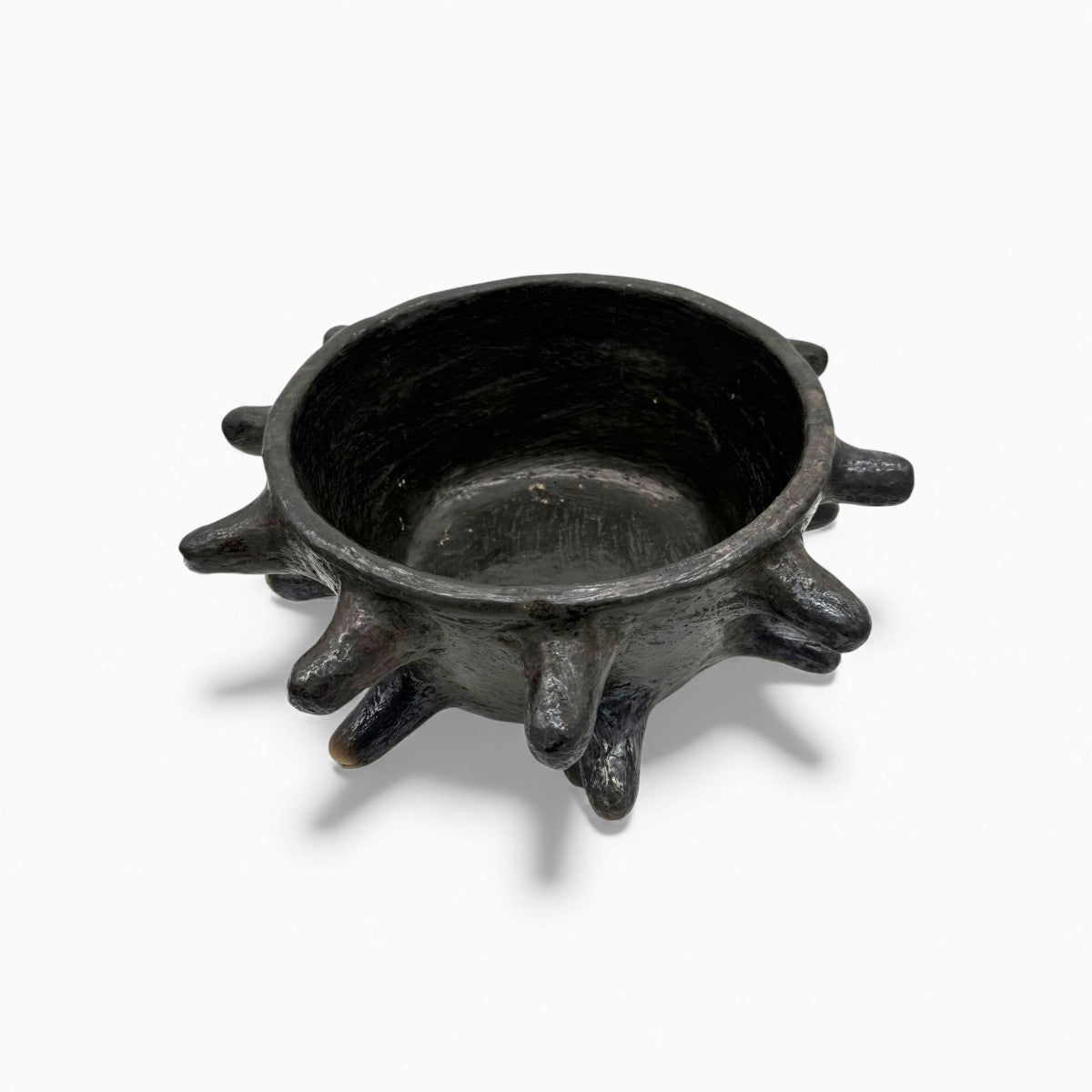 Complemento d'arredo etnico chic ciotola scultura Malles x Vicode