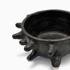Oggetto di design esclusivo ciotola scultura nera realizzata a mano