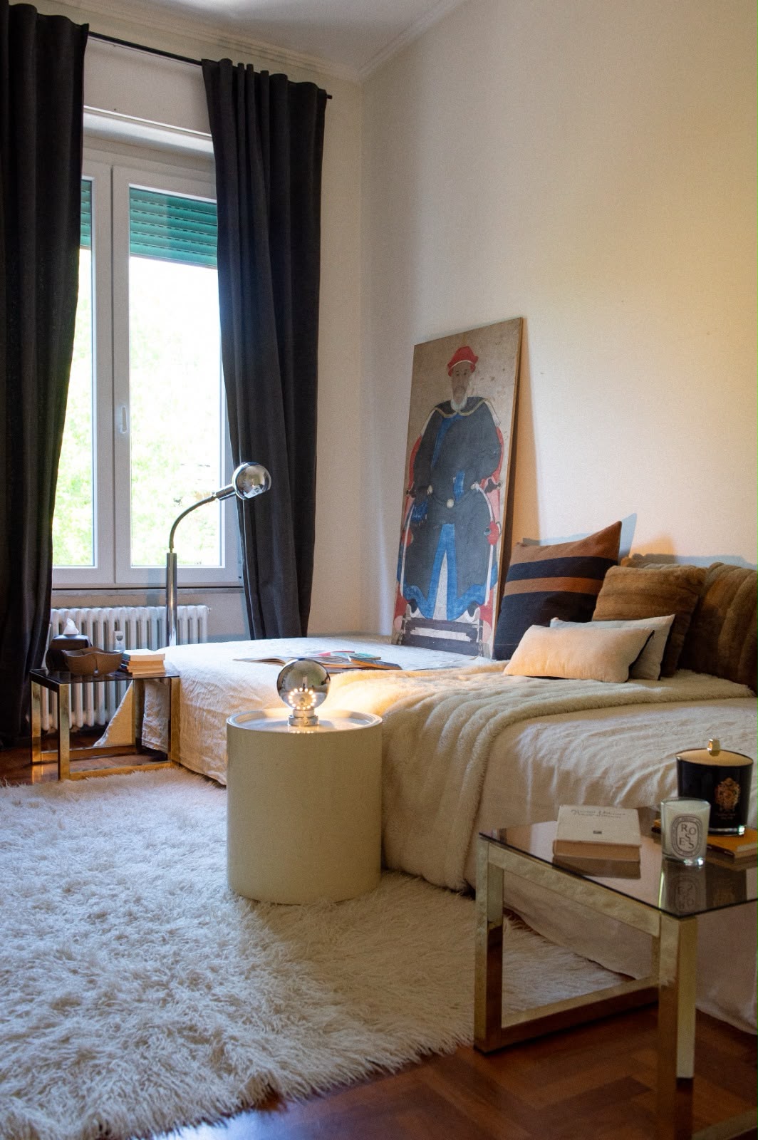 dettaglio dell'allestimento Vicode a Palazzo Lancia con un allestimento tra architettura e materia.