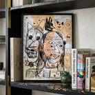 Quadro art brut Precisi "Diario dell'Inconscio", collezione Sguardi Stratificati.