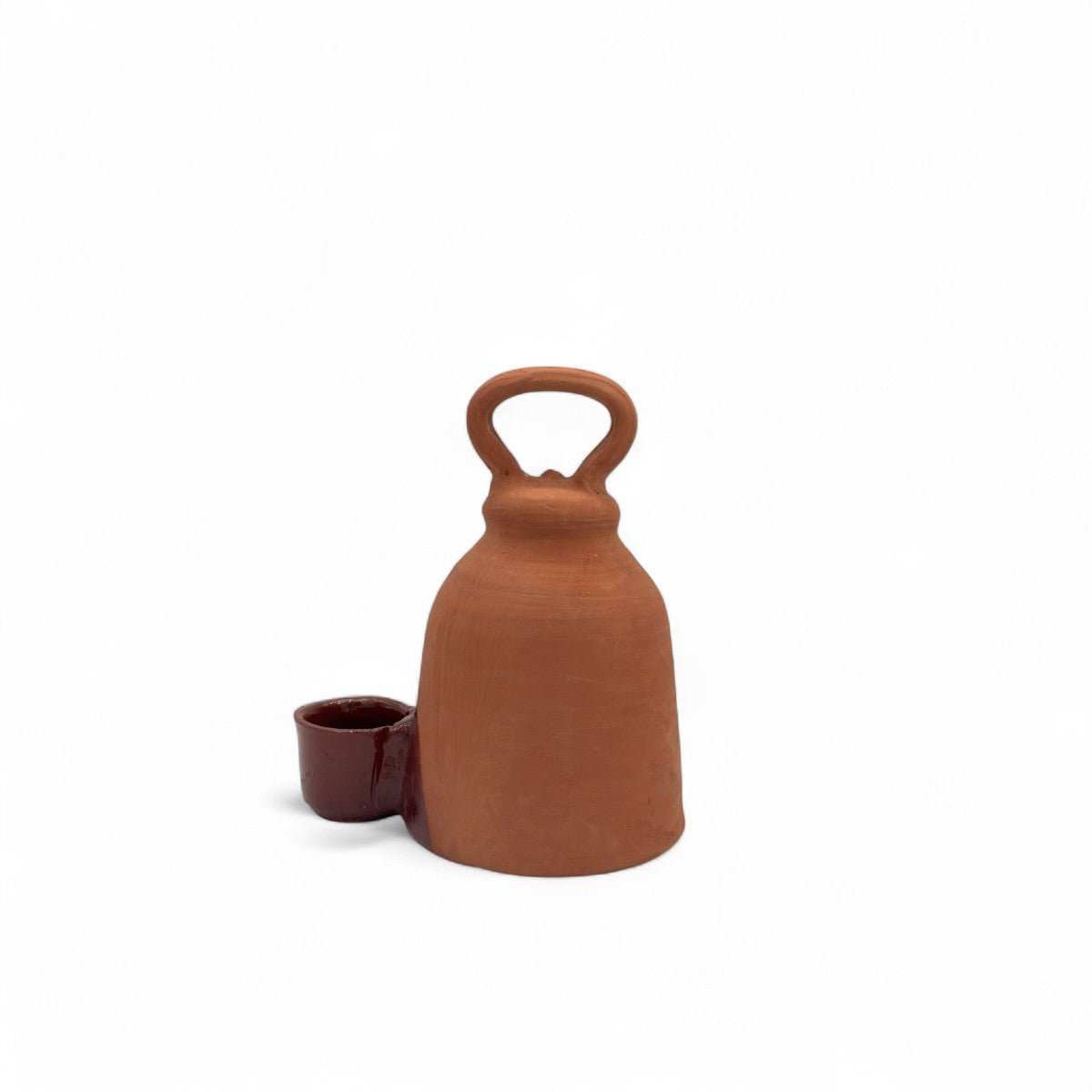 Profilo della Scultura Canto a Dos 2 che ne mostra la forma slanciata e protettiva.