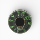 Vaso scultoreo lucido per interni stile eclettico e dark