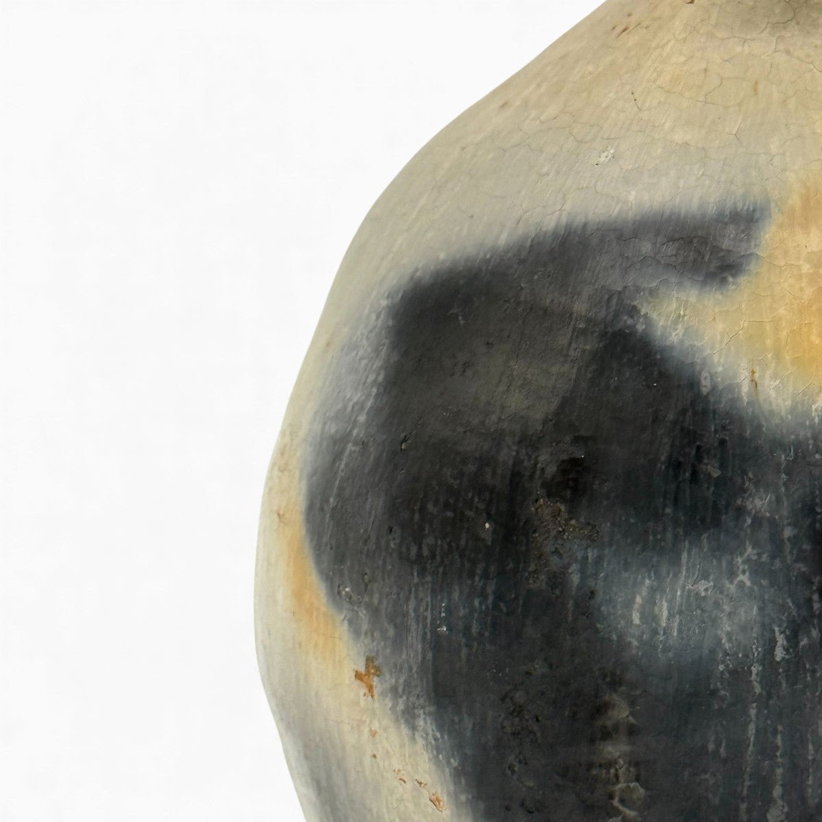 Pezzo unico di artigianato tunisino vaso avorio maculato Mufida