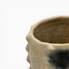 Profilo del vaso calice che mostra la successione ritmica delle decorazioni a rilievo.