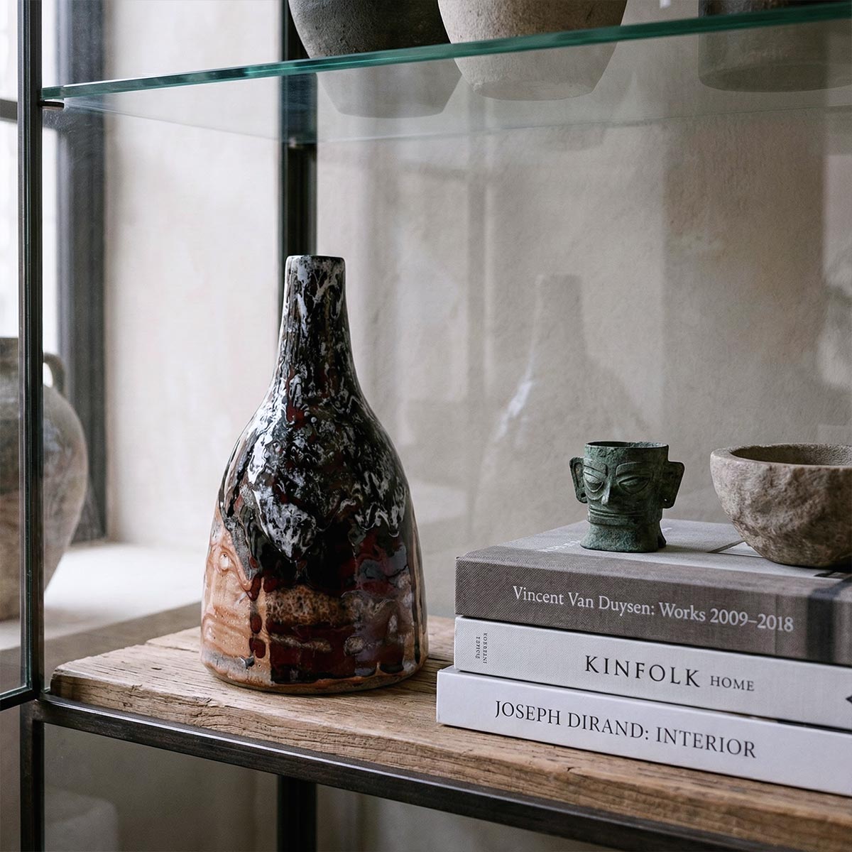 Vaso Rosato bordeaux in ceramica - Vicode