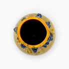 Oggetto d'arte contrasto cromatico giallo e blu notte