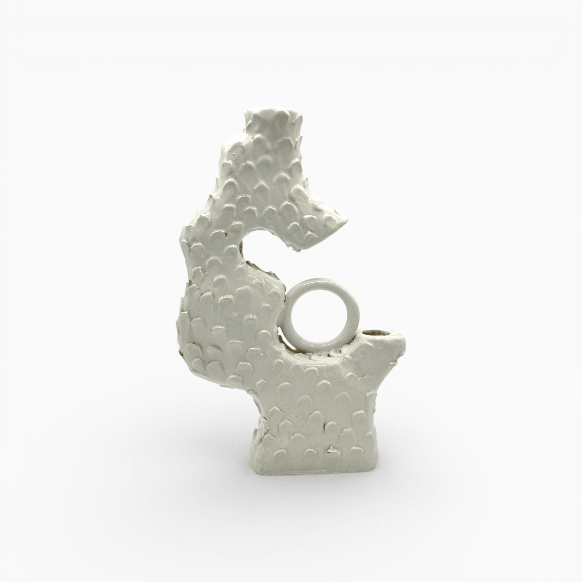 Decorazione casa lusso vaso bianco texture complessa