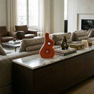 Scultura in terracotta moderna per arredamento stile etnico chic