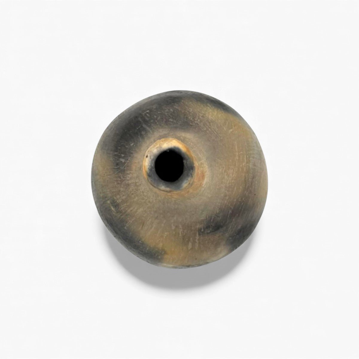 Vaso collo alto decorativo collo alto Marowa pezzo unico fatto a mano in Tunisia