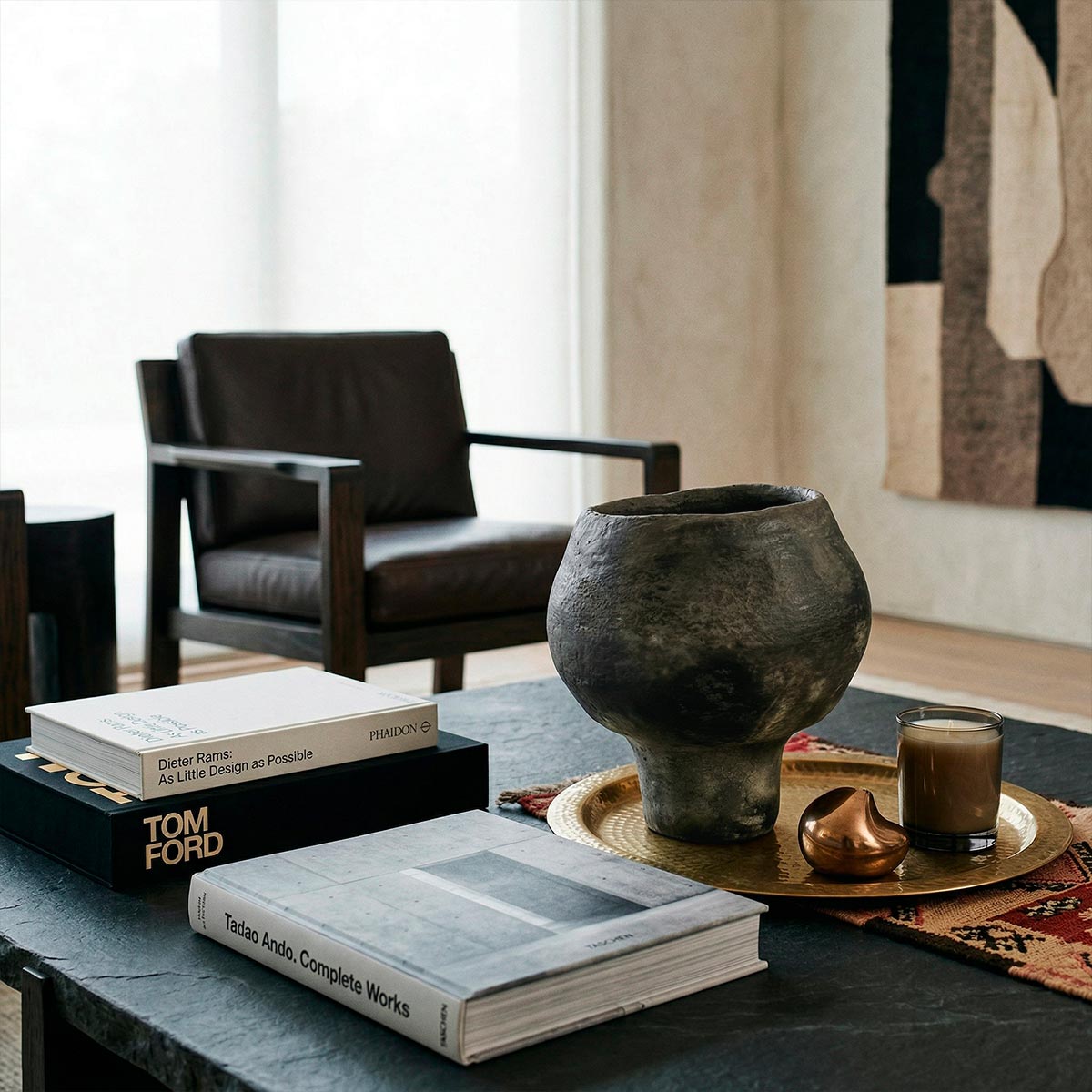Vaso totem ceramica Hanene "Calice del Deserto", design slanciato Malles x Vicode.